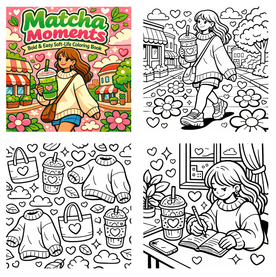 346 Prompts for Cozy Girl Coloring Books Review