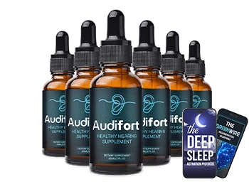 Audifort multi bottle package with bonus for long term hearing support use