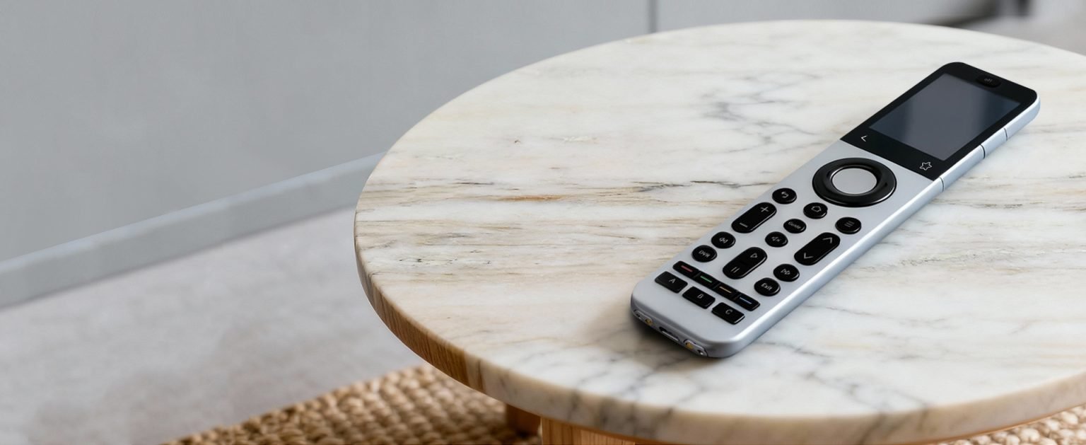 Sofabaton remote control design and button layout